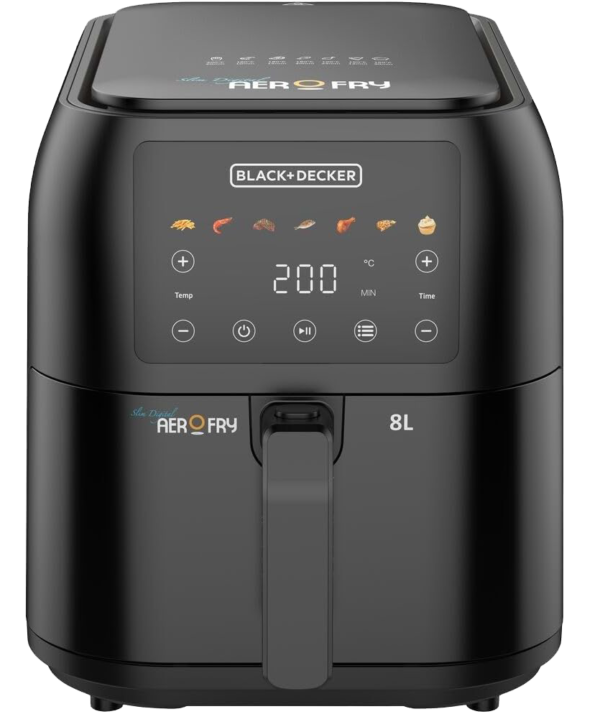 Black and Decker Airfryer SAF80 – 8L 1700W (International Warranty) - Image 2