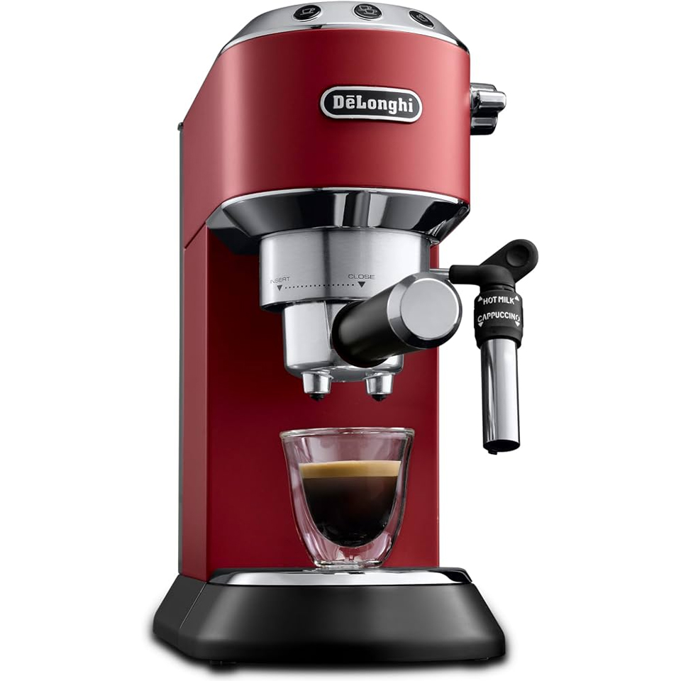 DeLonghi Dedica EC685.R espresso machine additional view