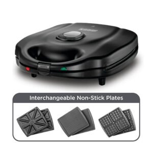 Sandwich Maker Black and Decker 3 in 1 TS4130