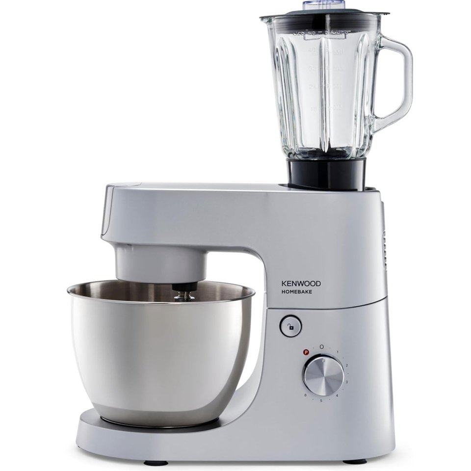 Kenwood Stand Mixer KHH01.120 – 1400W Motor, 5L Stainless Bowl, 6 Speeds + Pulse With Blender (Silver) - Image 2