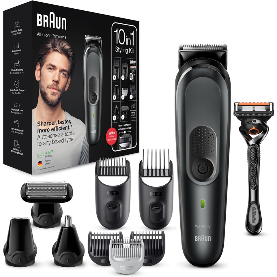 Braun Trimmer 10 in 1 MGK7331 (International Warranty) - Image 2