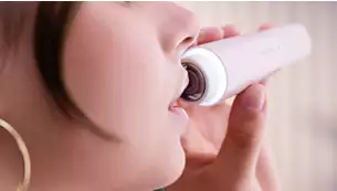 Hypoallergenic head of the Philips Facial Hair Remover BRR454