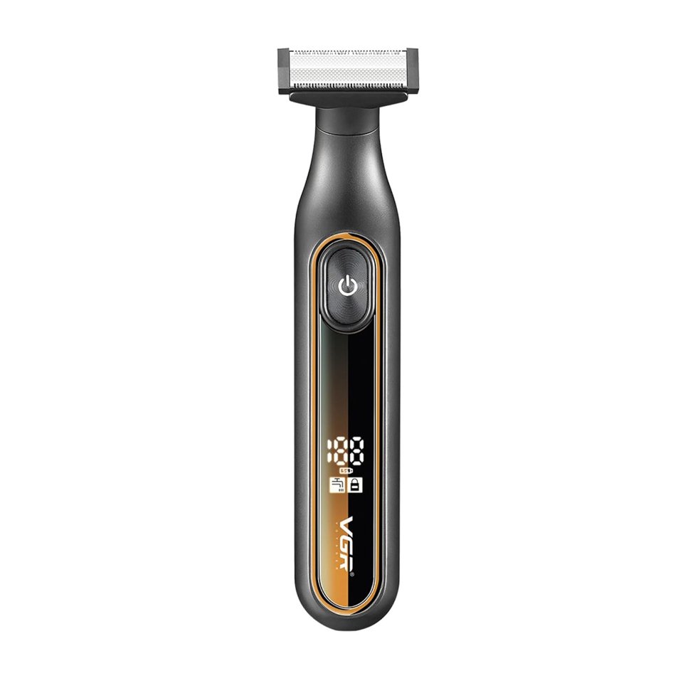 VGR Body Shaver & Trimmer V-360 with Digital Display, Dual-Sided OneBlade, 0.5–9mm Adjustable Comb, Cordless Rechargeable, IPX5 Waterproof Grooming Kit for Beard & Body - Image 2
