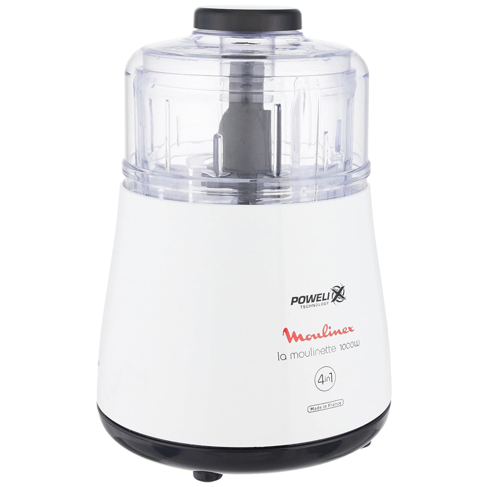 Moulinex Chopper DPA141 La Moulinette Chopper 1000W – Powerful Electric Food Chopper with Stainless Steel Blade, 500ML Bowl & 3-Speed System Made In France - الصورة 2