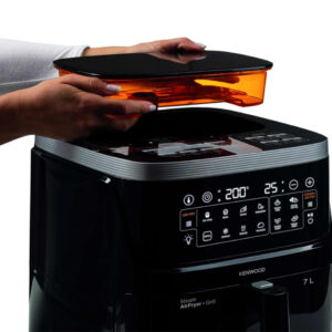 Kenwood Airfryer HFS92 – 7L 1700W Steam Digital Air Fryer XXL – 3-in-1 Air Fry, Steam & Grill with Rapid Hot Air Circulation, Touchscreen, Viewing Window, Internal Light - Image 3