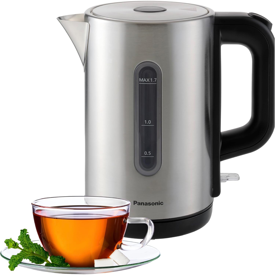Panasonic Stainless Kettle NC-K301 – 1.7L 2200W Electric Kettle with LED Boil Indicator - الصورة 2
